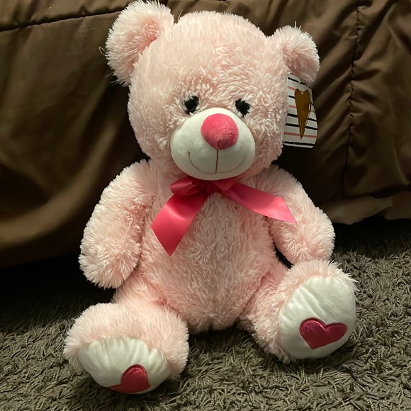 Kelly Toy Pink Teddy Bear - Picture 1 of 4